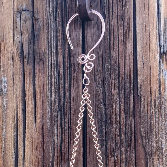 Artisan Heart Suncatcher Ornament Copper Handmade Sparkling Holiday Home Decor - Picture 7 of 17